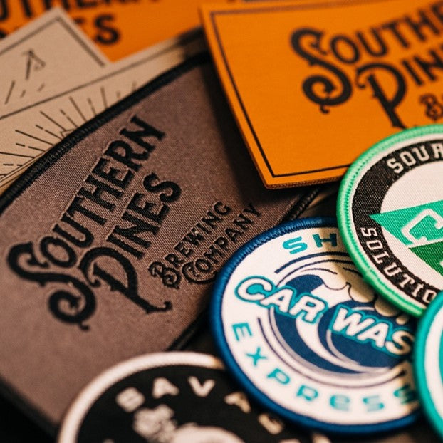 Patches for hats with branding from Port City Apparel