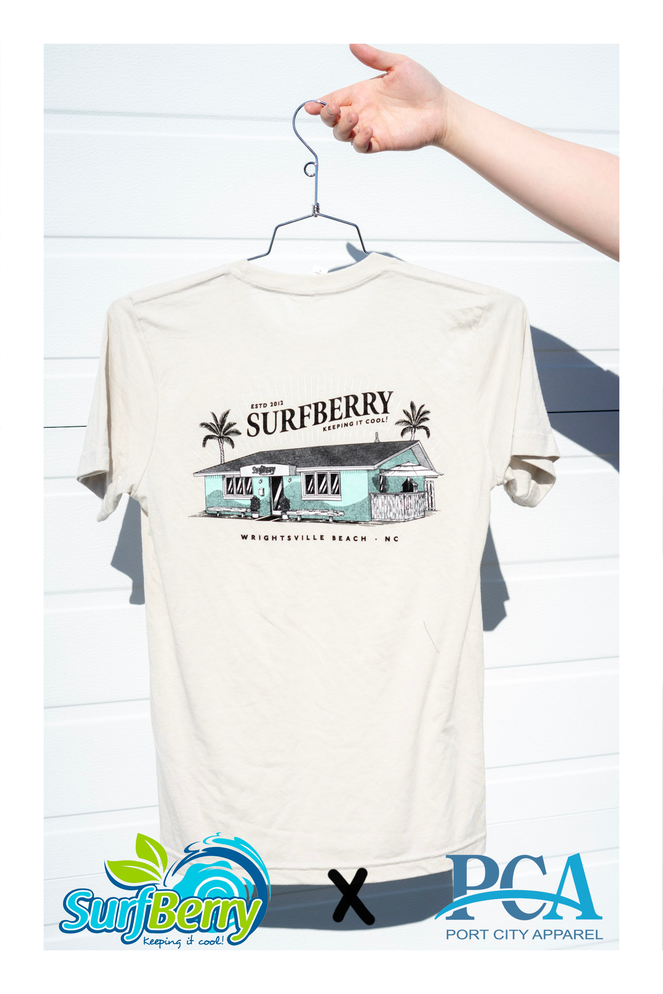 Screenprinted Tees for Surfberry!