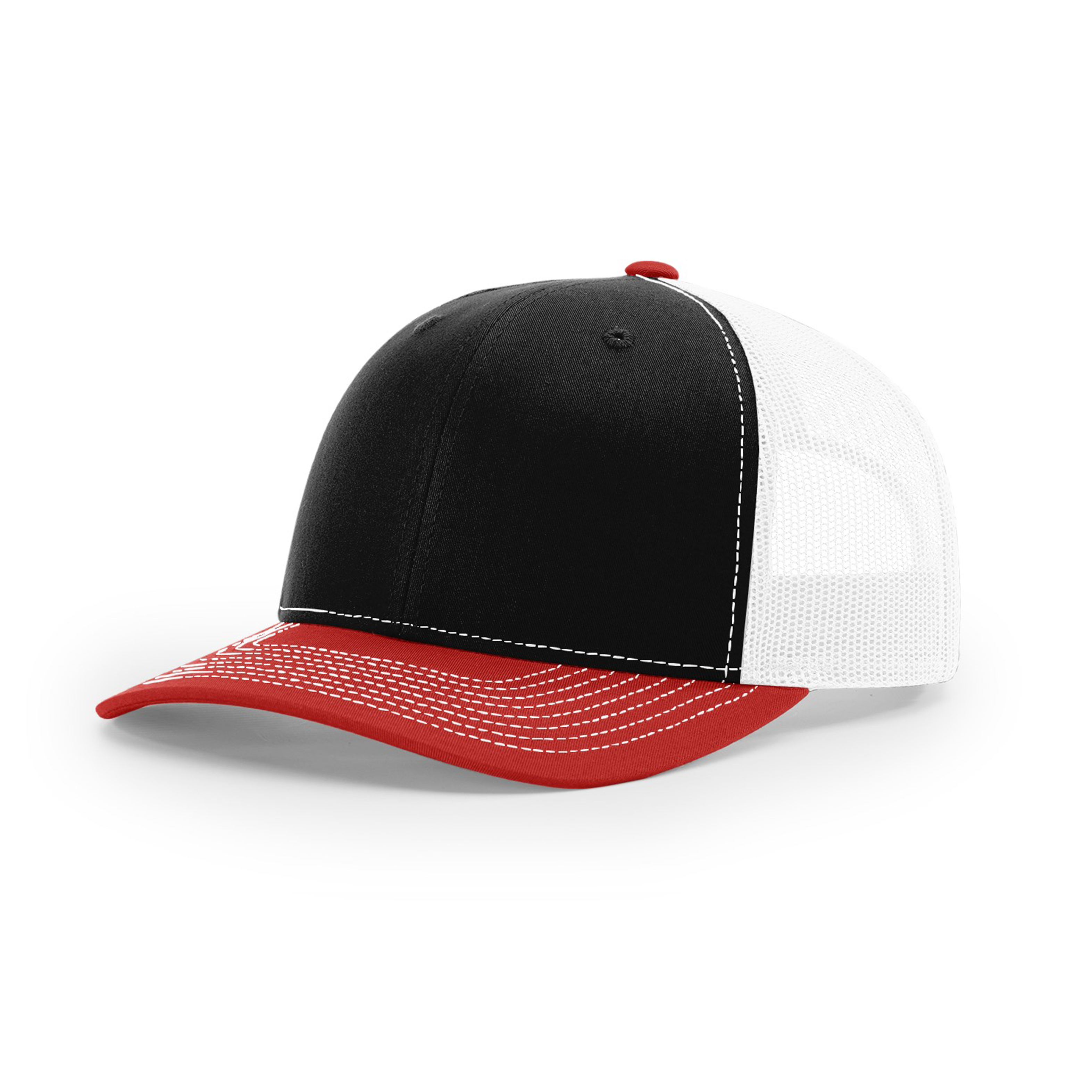 Richardson Snap Back Tri Color Trucker Hat
