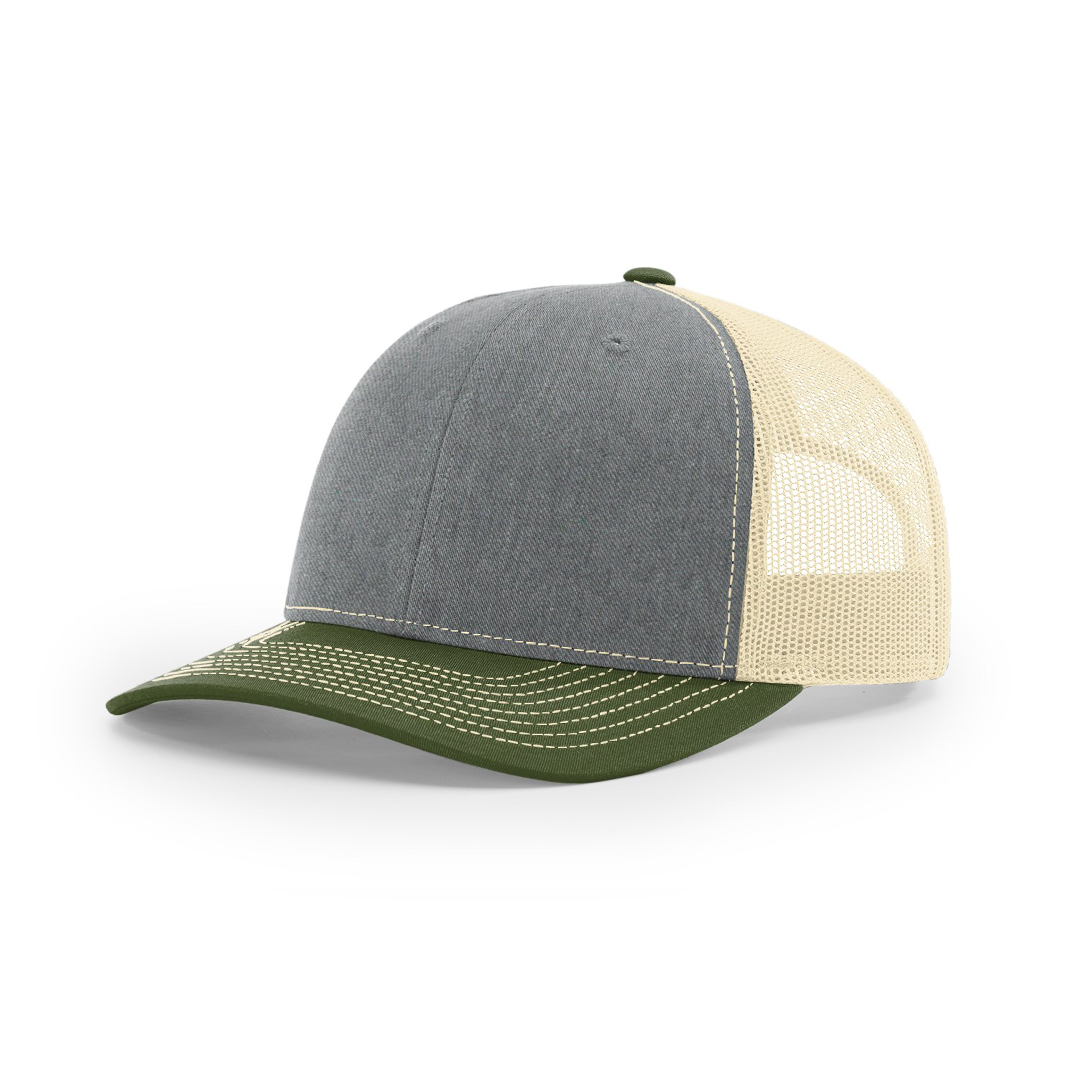 Richardson Snap Back Tri Color Trucker Hat