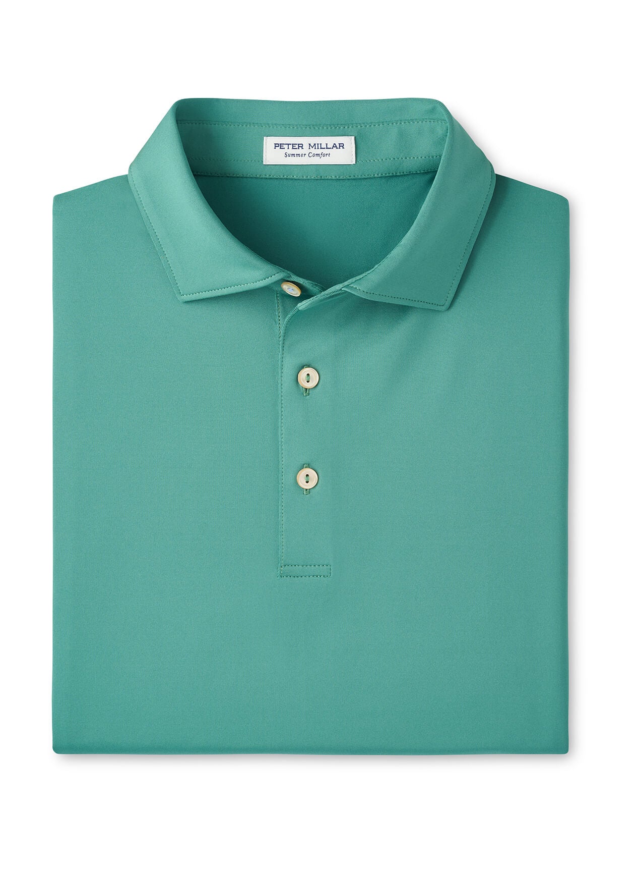 Peter Millar Men's Solid Performance Polo - Self Collar