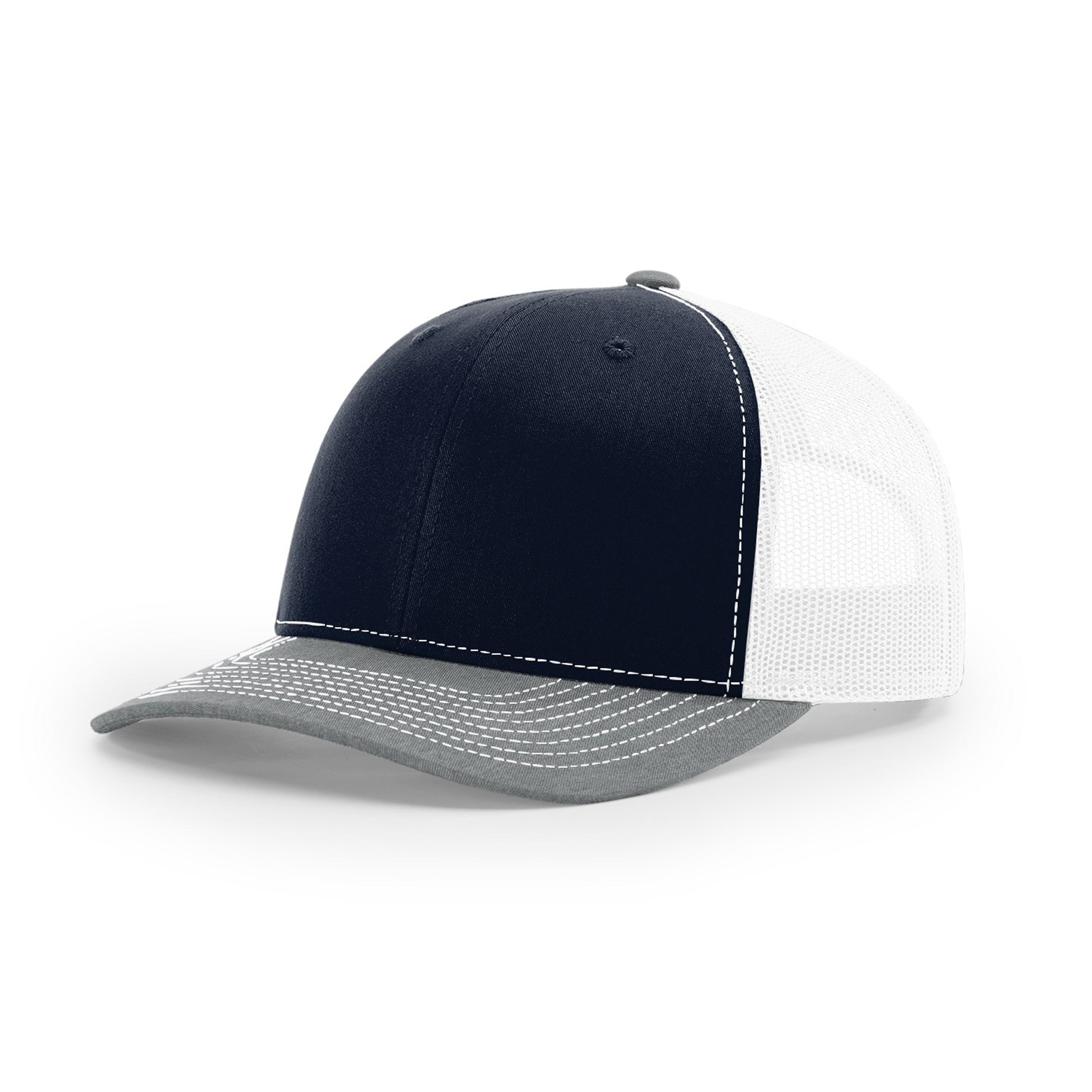 Richardson Snap Back Tri Color Trucker Hat