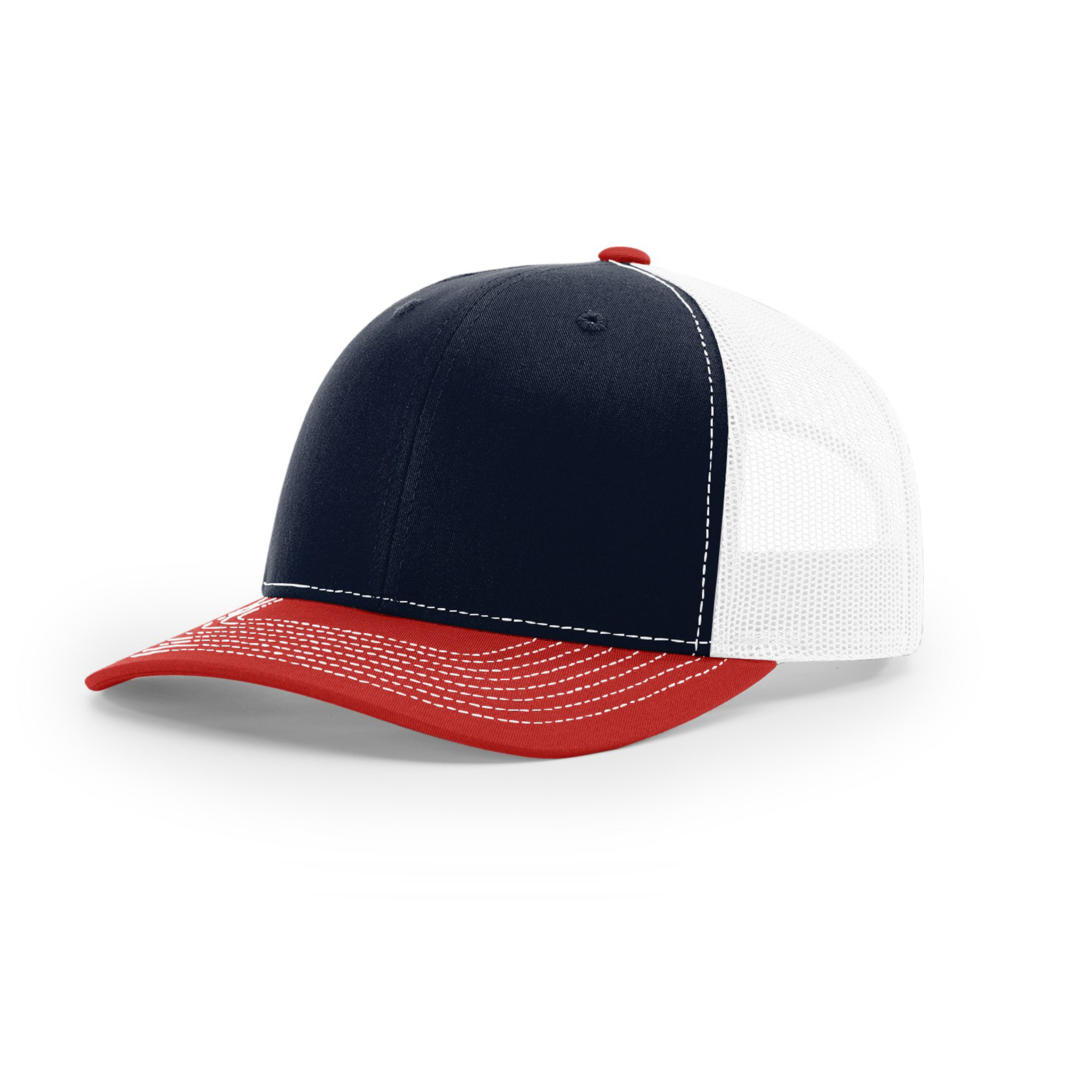Richardson Snap Back Tri Color Trucker Hat