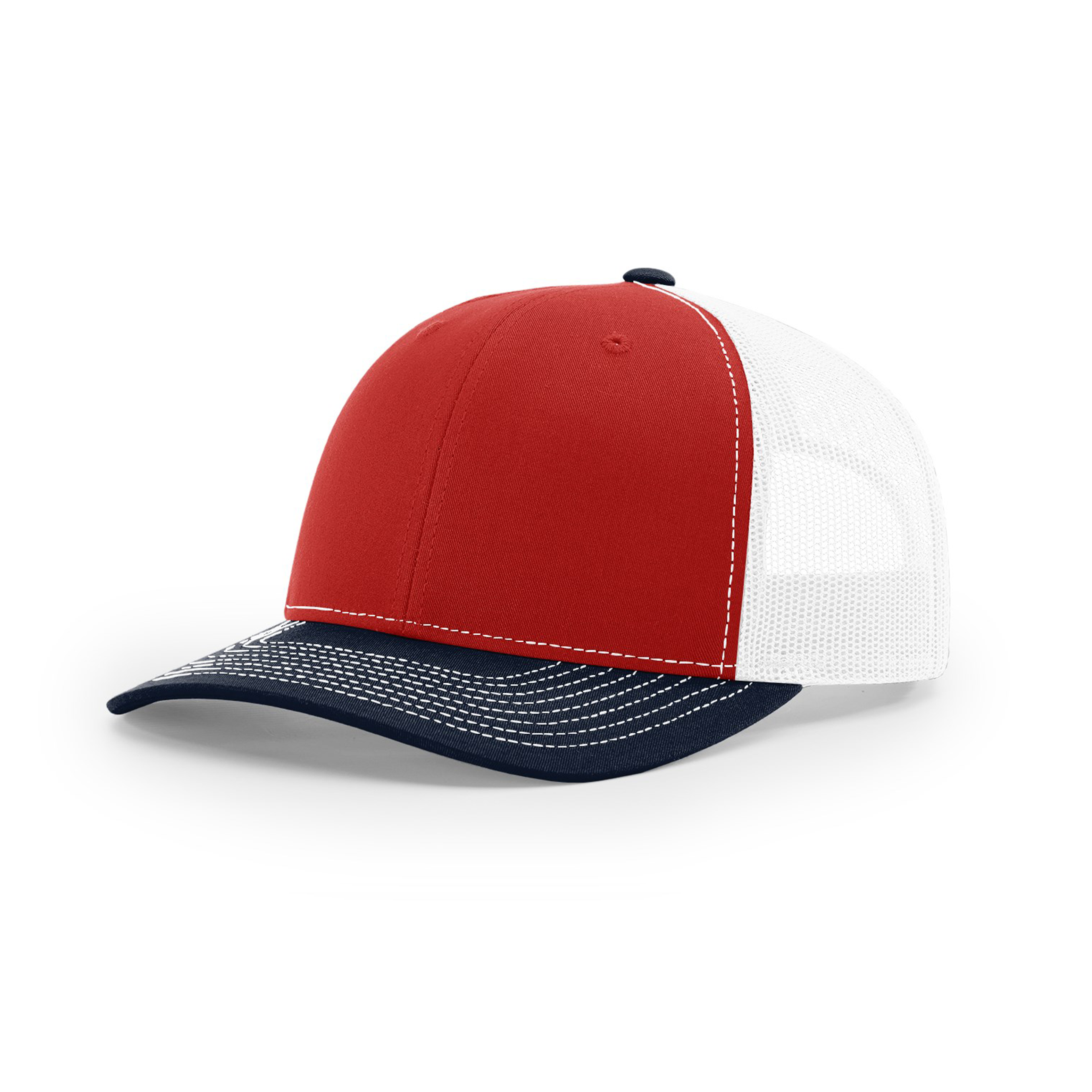 Richardson Snap Back Tri Color Trucker Hat