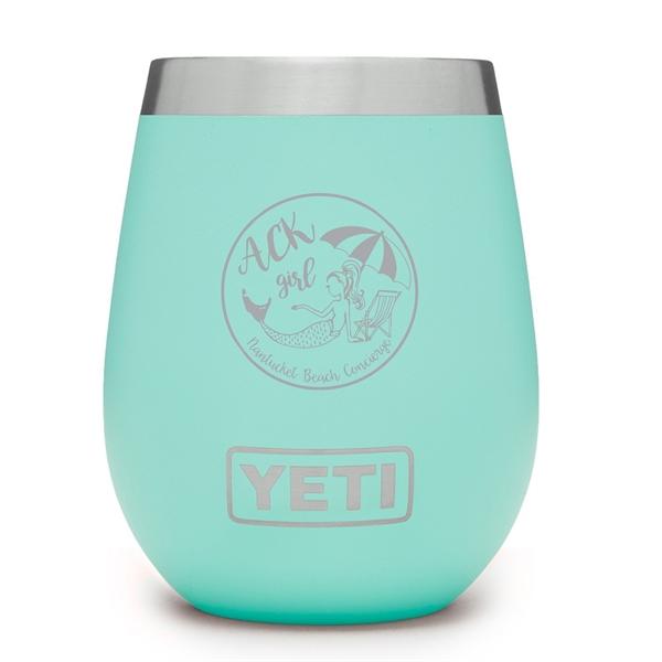 Engraved 10 oz Yeti Stemless Wine Tumbler