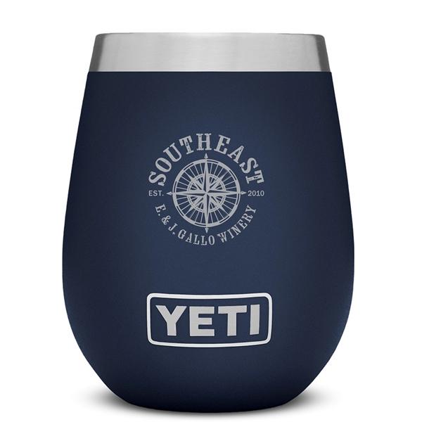 Engraved 10 oz Yeti Stemless Wine Tumbler
