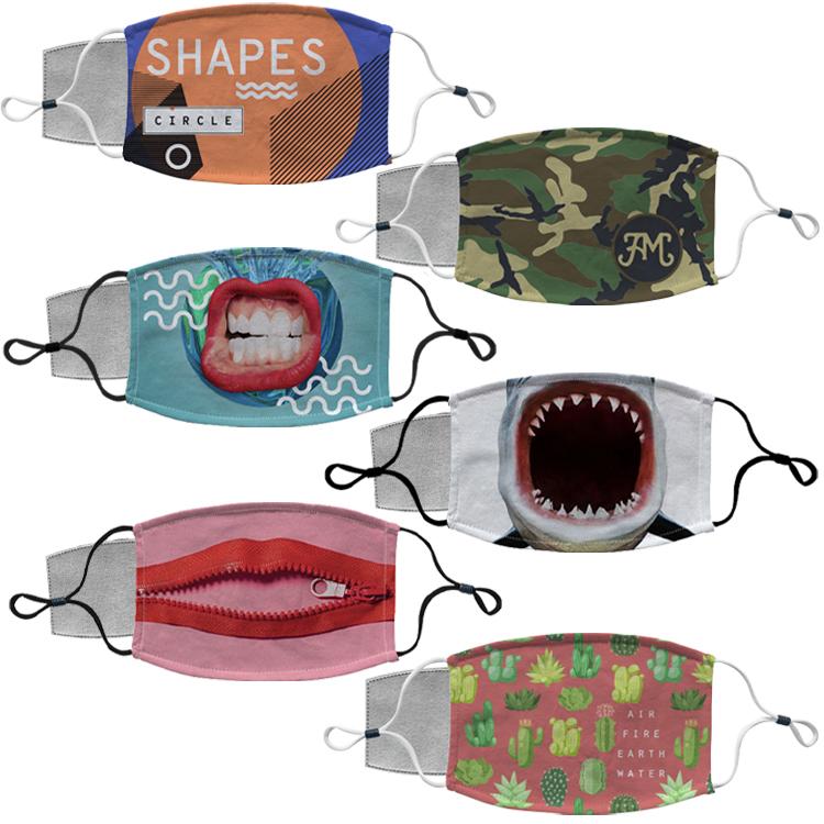 Adult Sublimated Face Mask & Filter Set