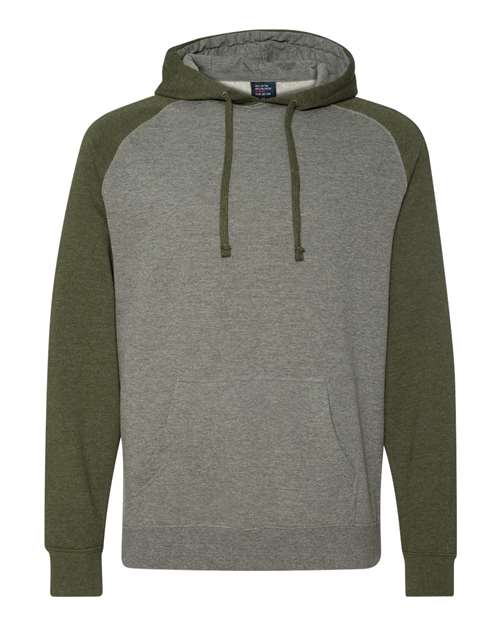 Independent Trading Co. Raglan Fleece Blend Hoodie