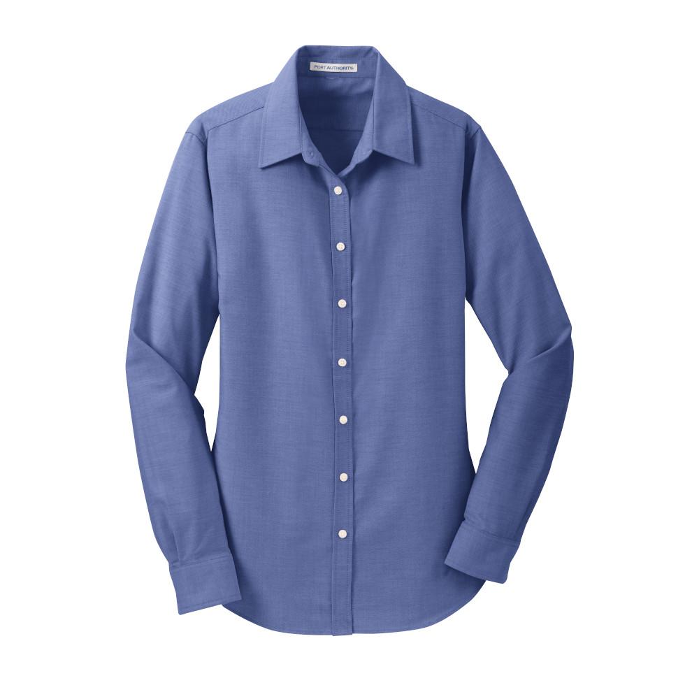 Ladies Port Authority SuperPro Oxford Shirt