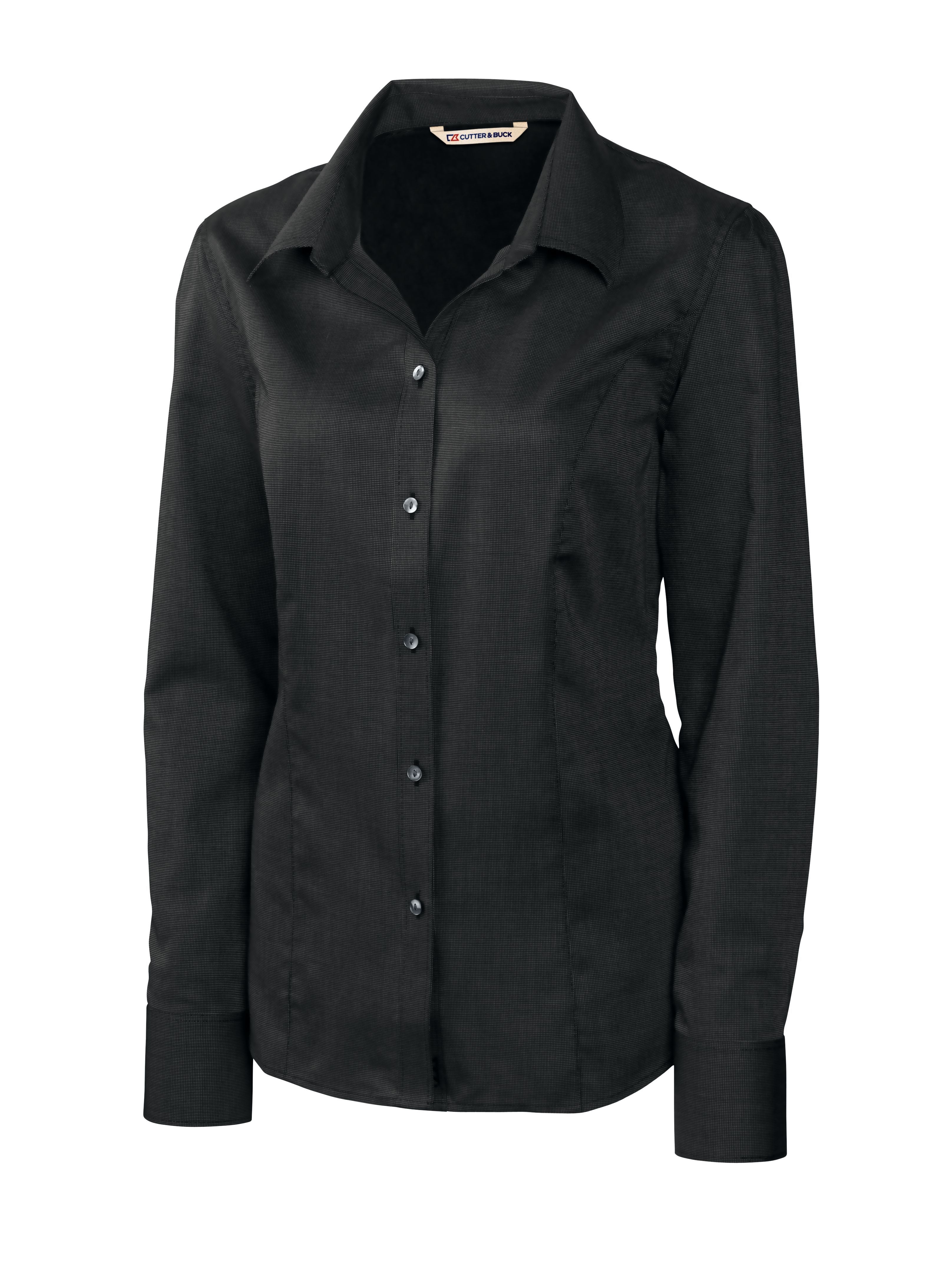 Cutter & Buck Ladies L/S Epic Easy Care Nailshead