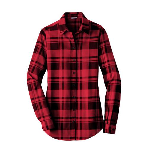 Port Authority® Ladies Plaid Flannel Shirt