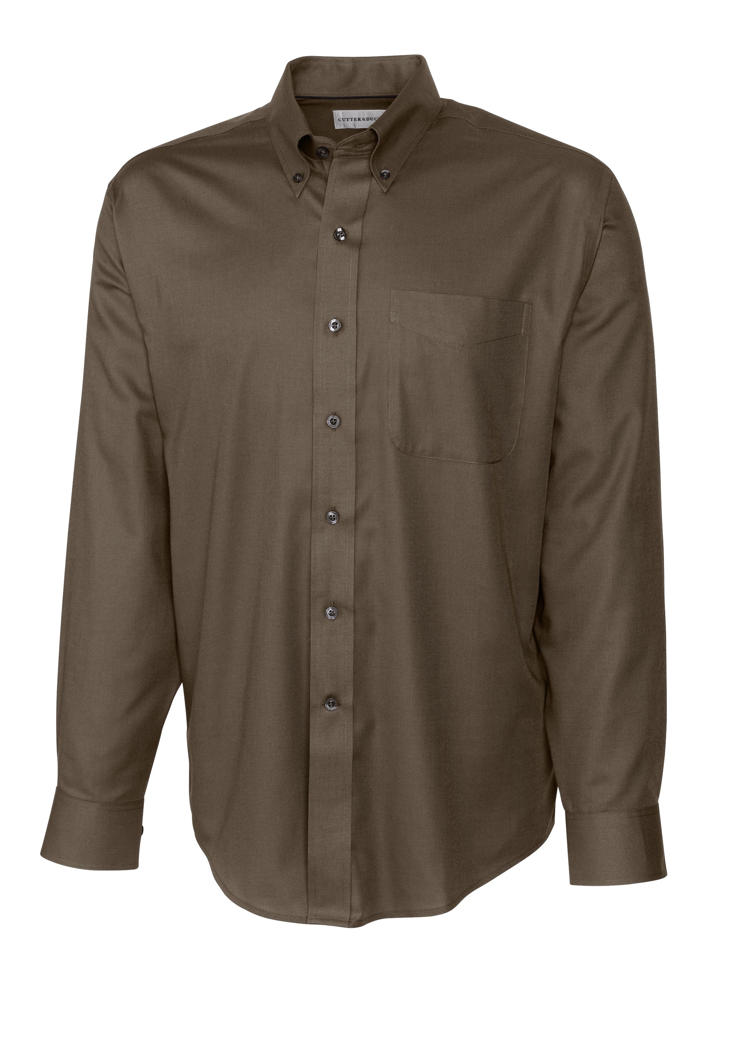 Cutter & Buck Men's L/S Epic Easy Care Nailshead