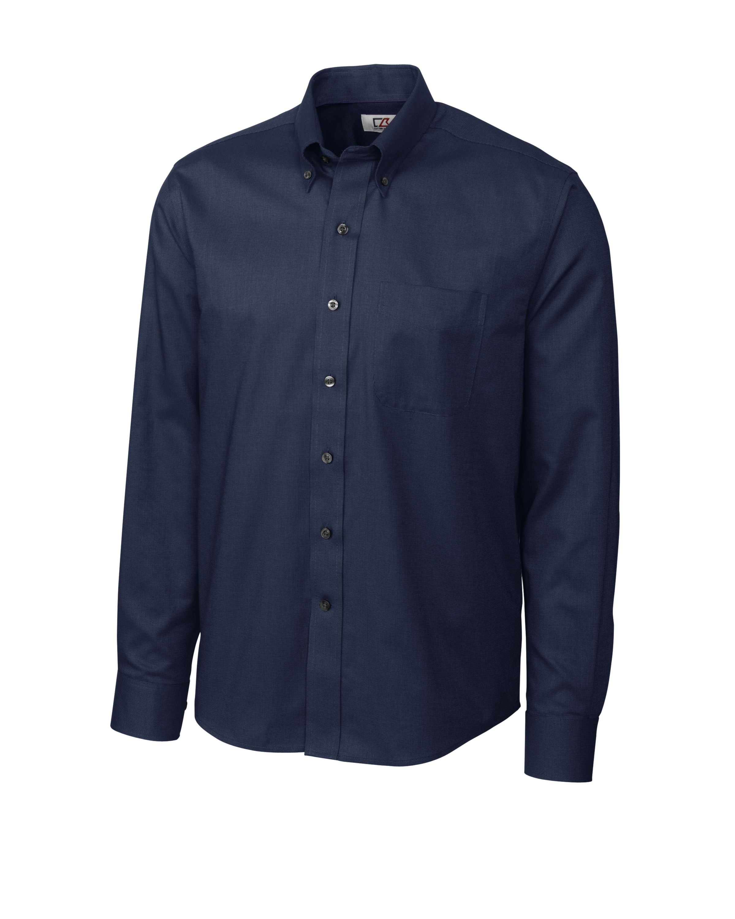 Cutter & Buck Men's L/S Epic Easy Care Nailshead