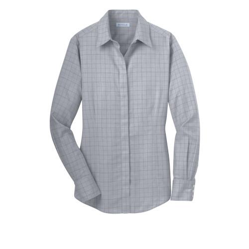 Red House® Ladies Windowpane Plaid Non-Iron Shirt