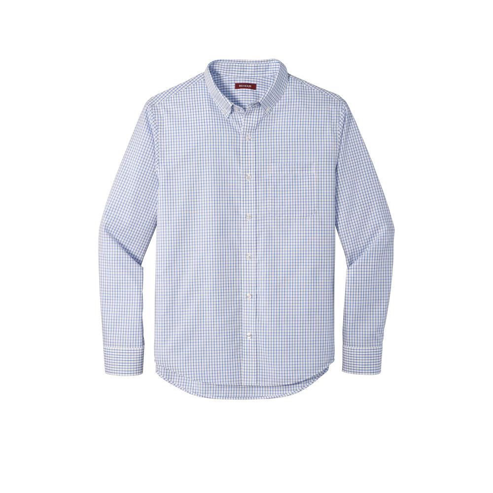 Mens Red House Open Ground Check Non-Iron Shirt