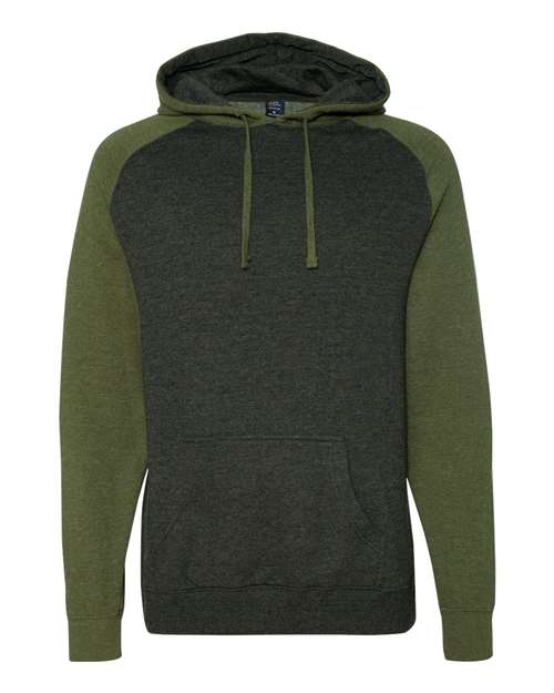 Independent Trading Co. Raglan Fleece Blend Hoodie