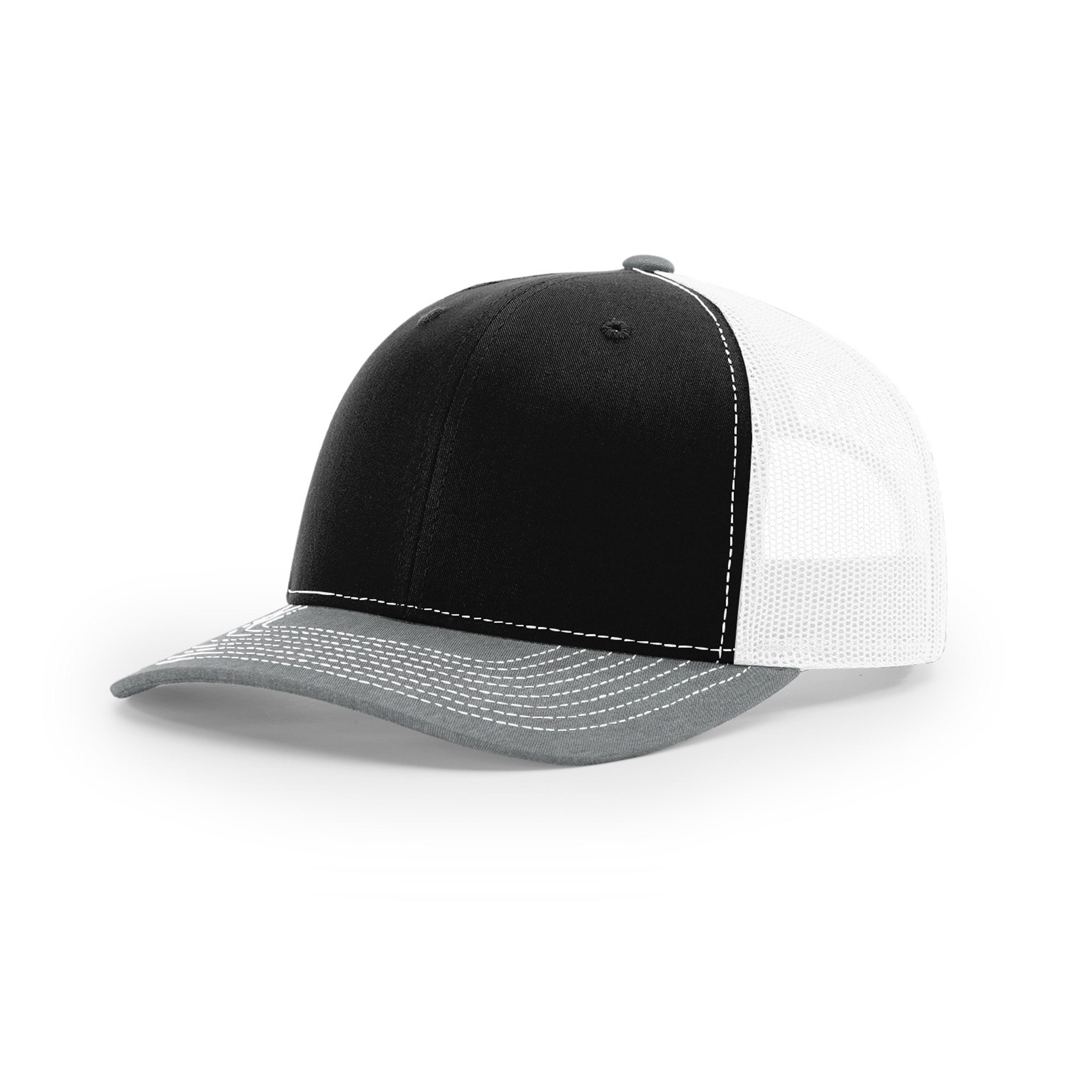 Richardson Snap Back Tri Color Trucker Hat