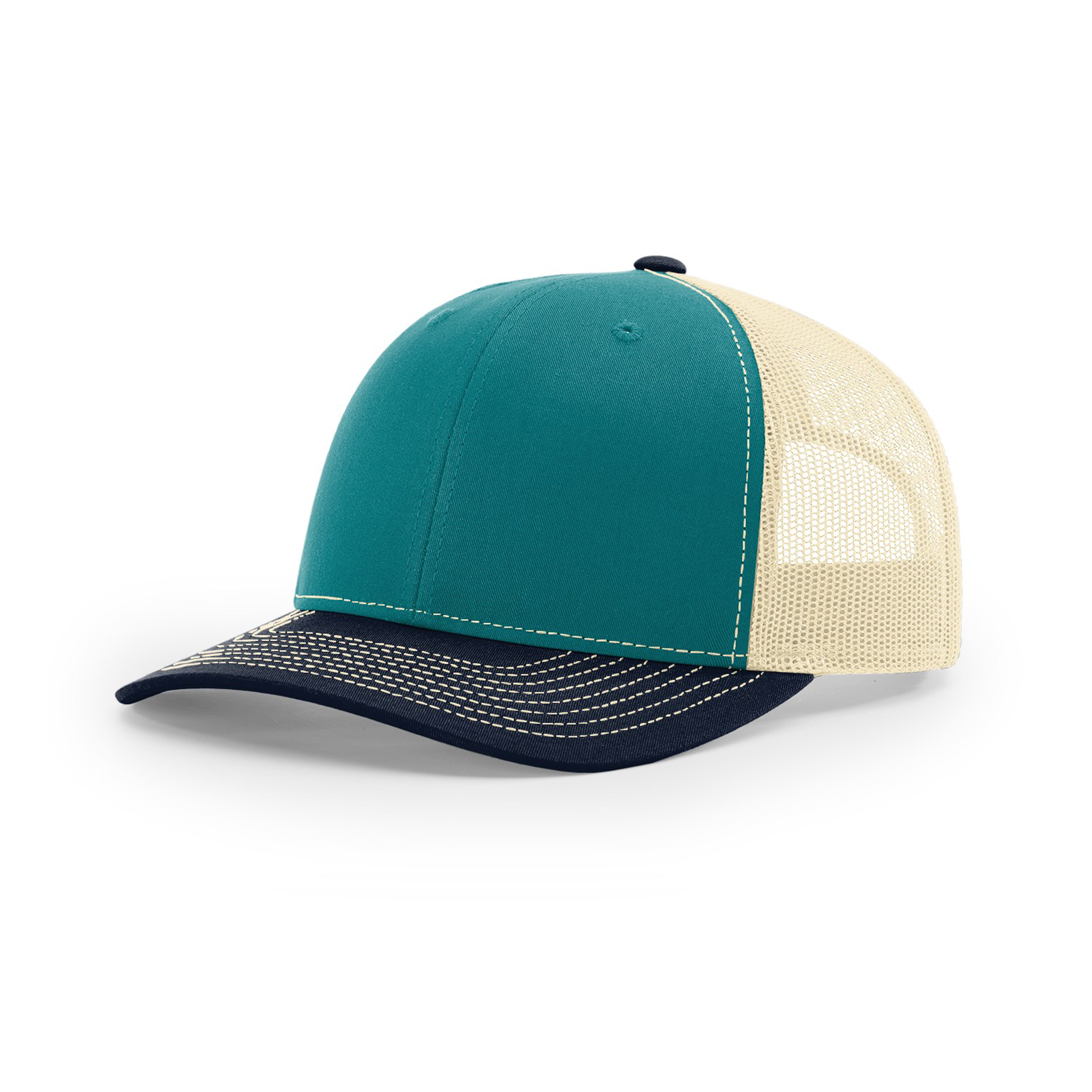 Richardson Snap Back Tri Color Trucker Hat