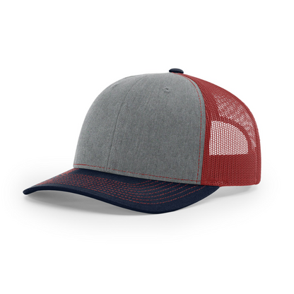 Richardson Snap Back Tri Color Trucker Hat