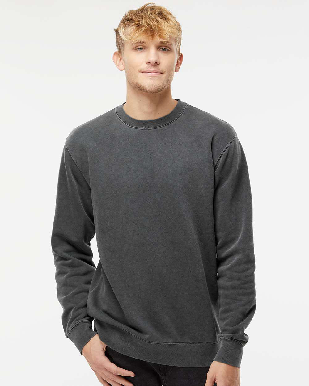 Independent PRM3500 Pigment-Dyed Crewneck Sweatshirt – 9 oz.