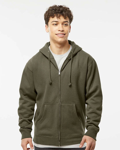 Independent IND4000Z Heavyweight Full-Zip Hoodie – 10 oz.