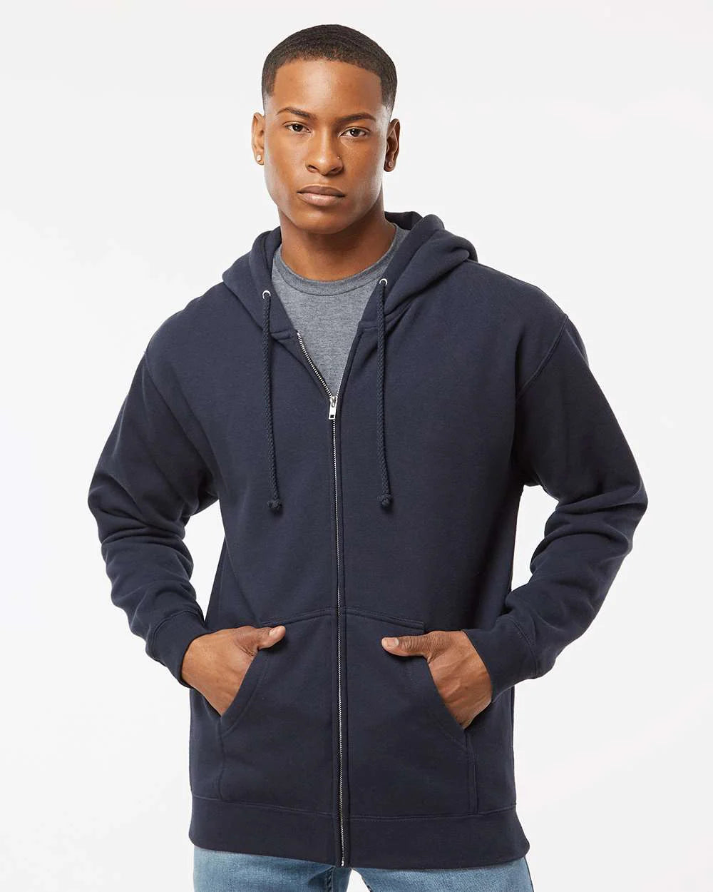Independent IND4000Z Heavyweight Full-Zip Hoodie – 10 oz.