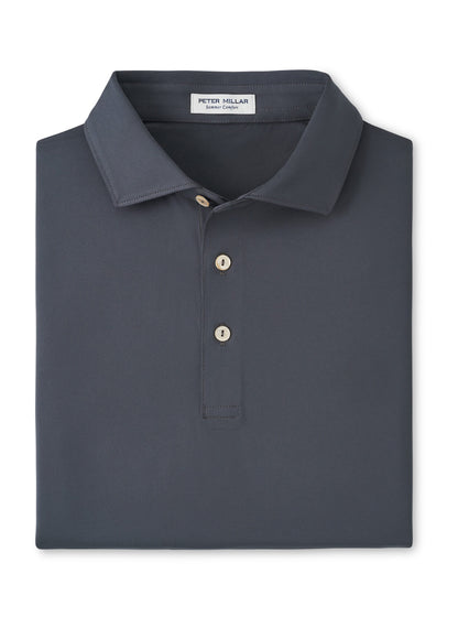 Peter Millar Men's Solid Performance Polo - Self Collar