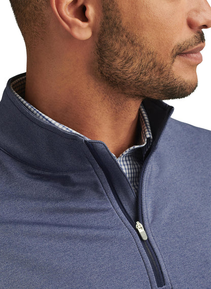 Peter Millar Men's Perth Performance Melange Quarter-Zip
