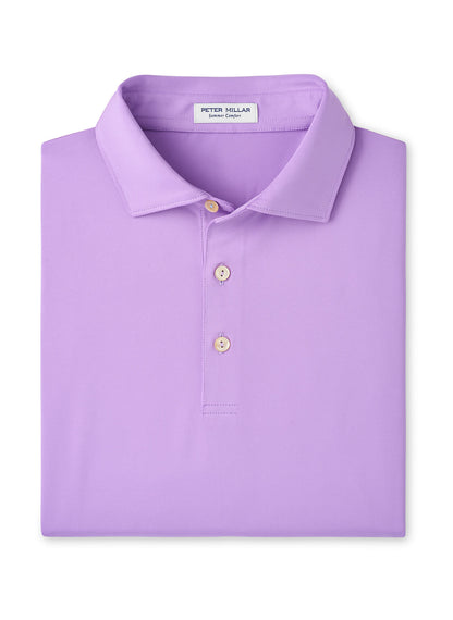 Peter Millar Men's Solid Performance Polo - Self Collar