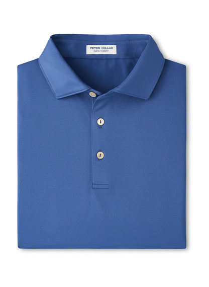 Peter Millar Men's Solid Performance Polo - Self Collar