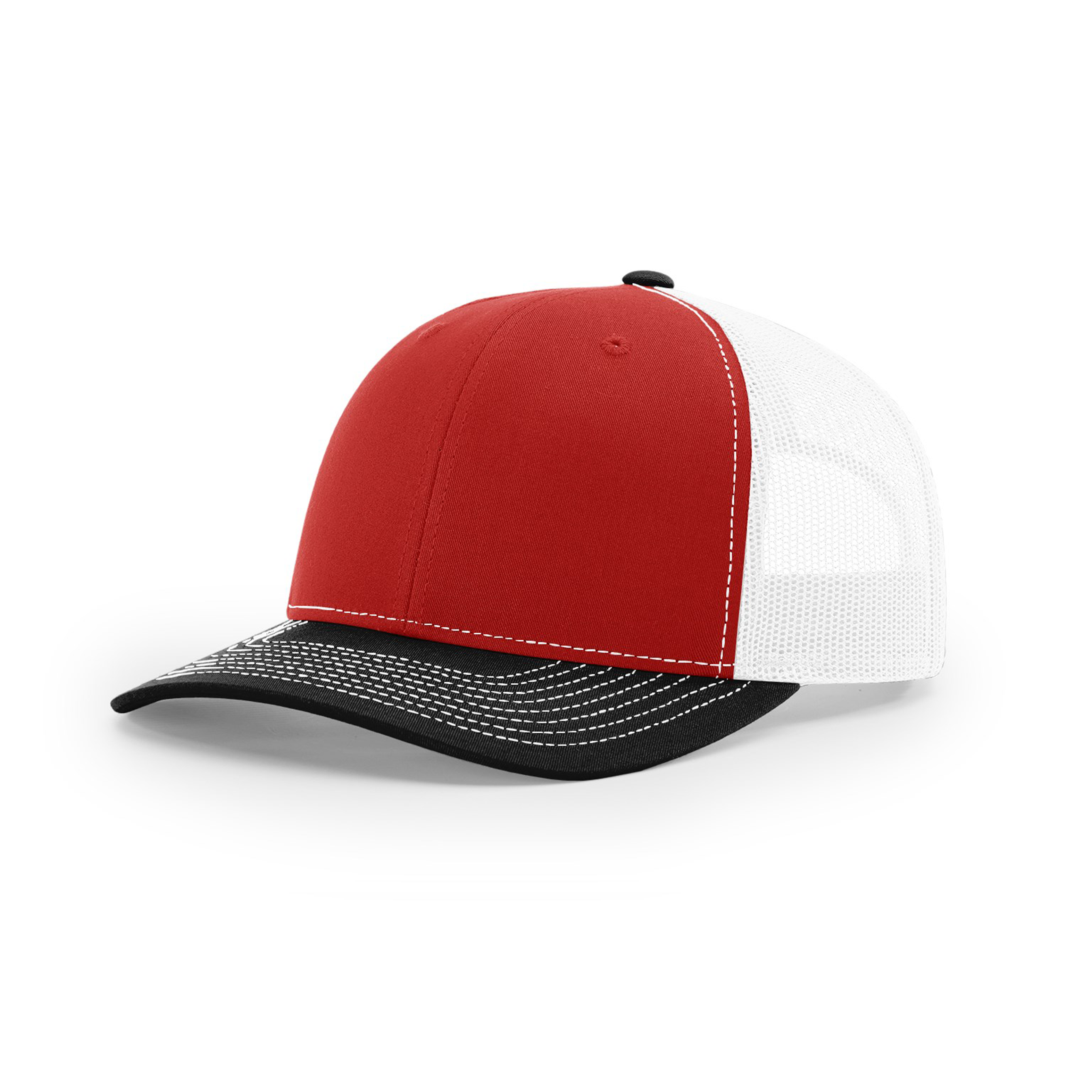 Richardson Snap Back Tri Color Trucker Hat