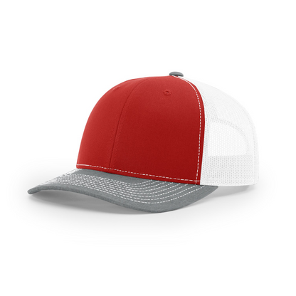Richardson Snap Back Tri Color Trucker Hat