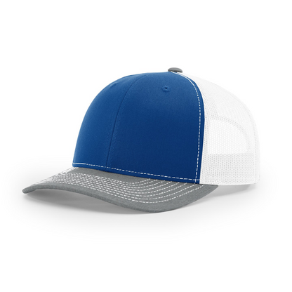 Richardson Snap Back Tri Color Trucker Hat