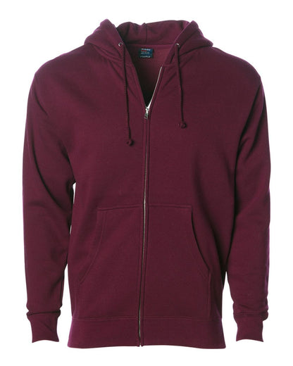 Independent Trading Co Heavyweight Zip Hooded Sweashirt