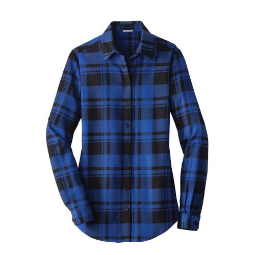 Port Authority® Ladies Plaid Flannel Shirt
